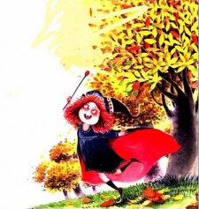 秋巫婆的树叶信